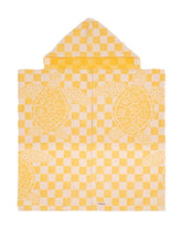 Checker Turtle Hooded Kids Bath Towel