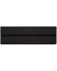 Terra Fringeless XL Bath Bundle - Black - 2 Pack