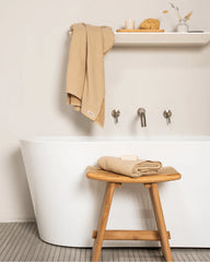 Terra Fringeless XL Bath Bundle - Sand - 2 Pack