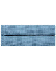 Micro Waffle XL Bath Bundle - 2 Pack -Slate Blue