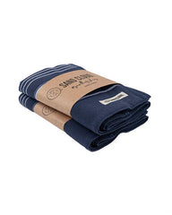 Classic Fringeless Hand Bath Bundle 2 Pack - Navy