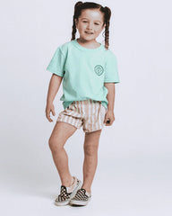 SC Whale Tail Kids Tee - Soft Mint