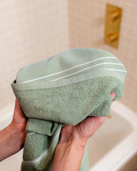 Classic Fringeless XL Bath Bundle 2 Pack - Sage