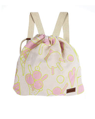 Ice Cream Towel Bag  - Natural