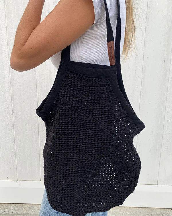 Net Market Bag Black