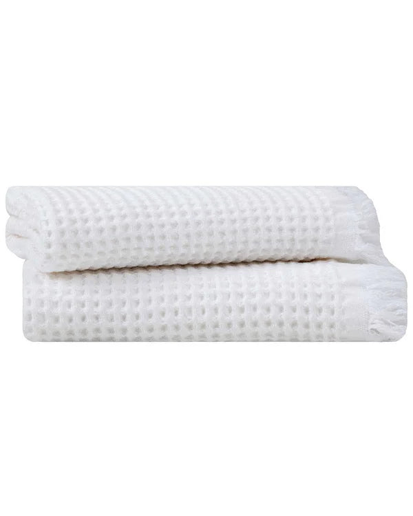 Micro Waffle Hand Bath Bundle - 2 Pack - White