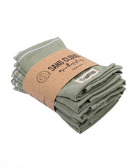 Classic Bath Washcloth Bundle 6 Pack - Sage