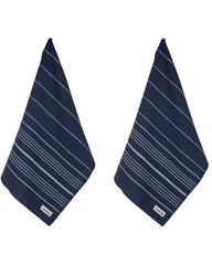 Classic Fringeless Hand Bath Bundle 2 Pack - Navy