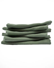 Terra Bath Washcloth Bundle 6 Pack -  Hedge Green