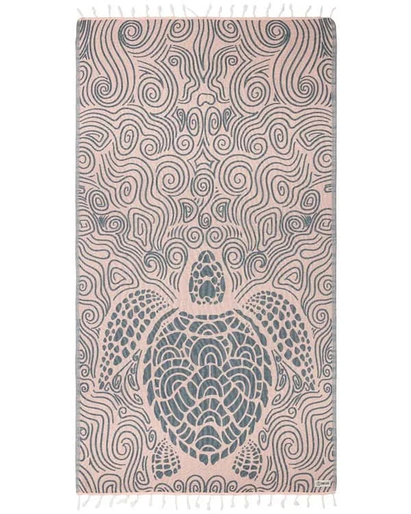 Swirl Turtle Dusty Pink