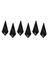 Classic Bath Washcloth Bundle- 6 Pack - Black
