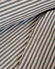 Classic Micro Twill Stripe Melange Sheet Set Steel Grey