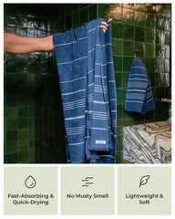 Terra XL Bath Bundle 2 Pack  - Navy