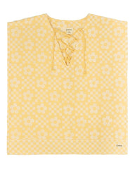 Floral Check Cover Up