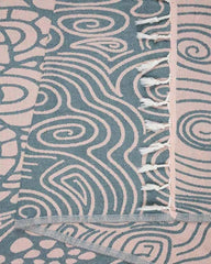 Swirl Turtle Dusty Pink