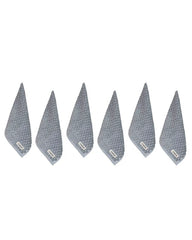 Atom Washcloth Bath Bundle- 6 Pack - Grey