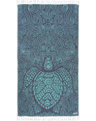 Mint Swirl Turtle Towel